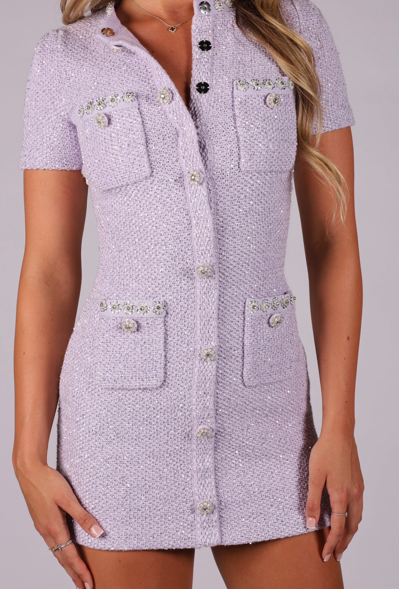 Lilac Mini Dress